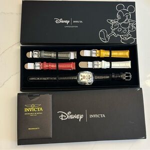 Invicta Disney Limited Edition Watch with Black, Red, Gold, Silver, White Straps
